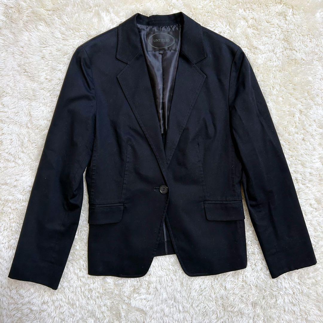 UNTITLED スーツ XL ブラック　ビジネス セレモニー