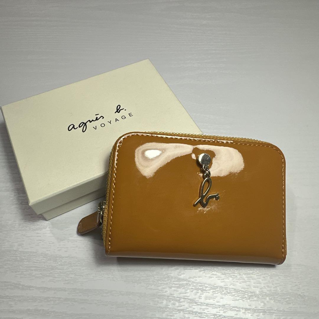 agnès b. VOYAGE コインケース オレンジ - 小物ブランド