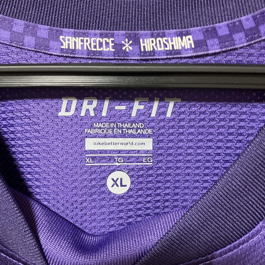 100％品質 サンフレッチェ広島 DRI-FIT XL パープルジャージ ウェア