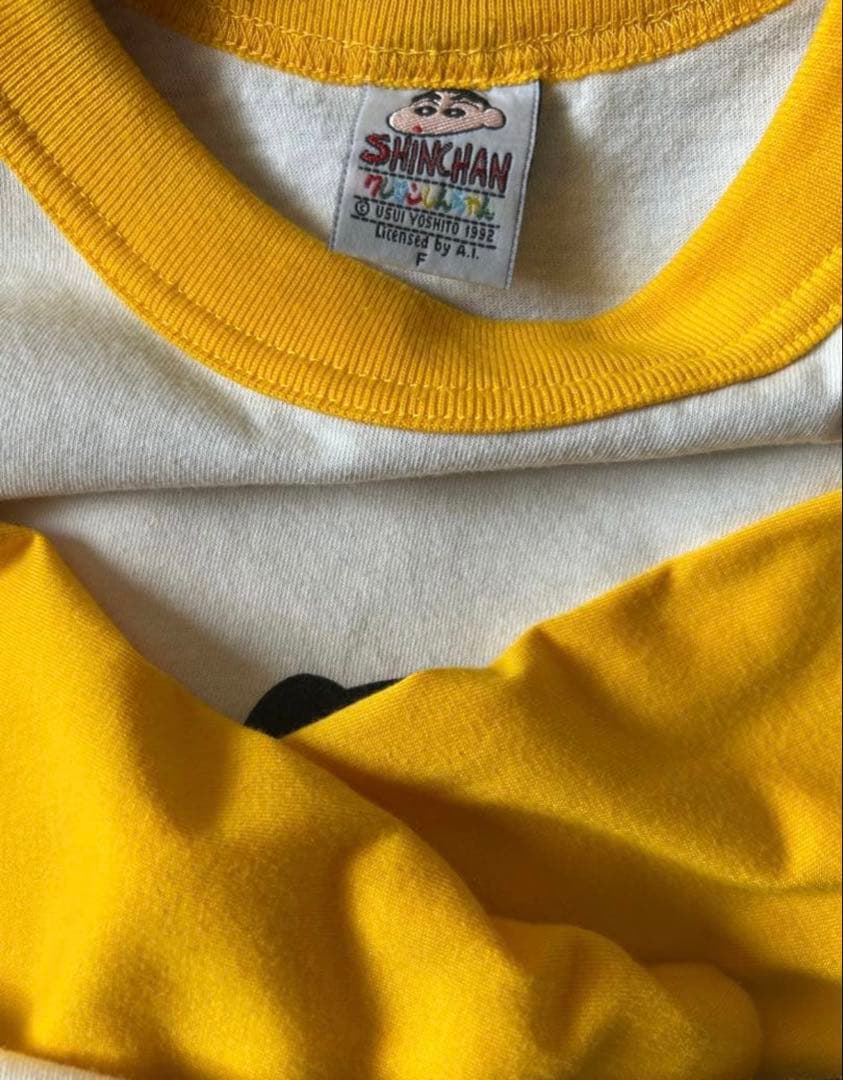 90s クレヨンしんちゃん ラグラン Tシャツ vintage 90s クレヨンしんちゃん ラグラン Tシャツ vintage