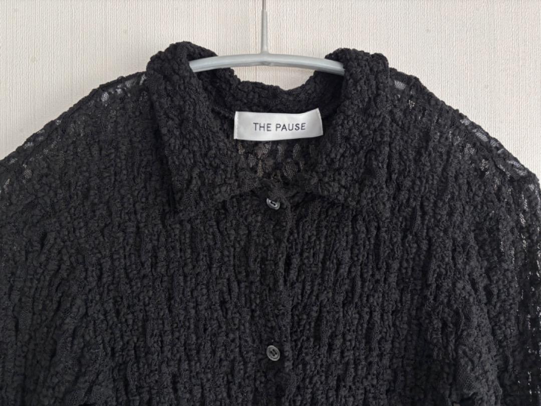 【Whim Gazette】【THE PAUSE】ストレッチレースシャツ