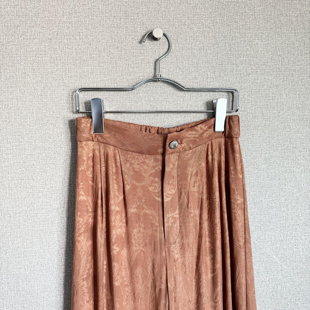 【ameri】MEDI ELASTIC JACQUARD PANTS