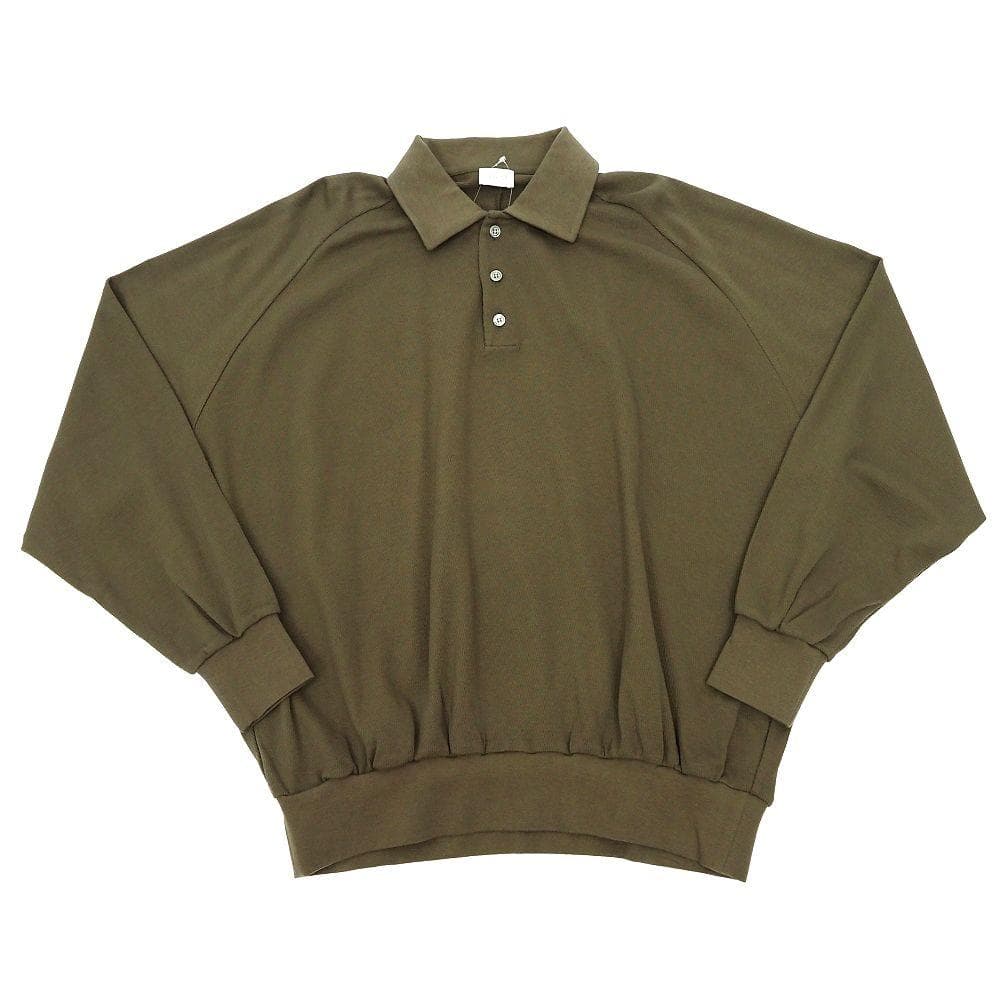 G06450 COLUMN ワッフルロングスリーブポロシャツ LL COLUMN