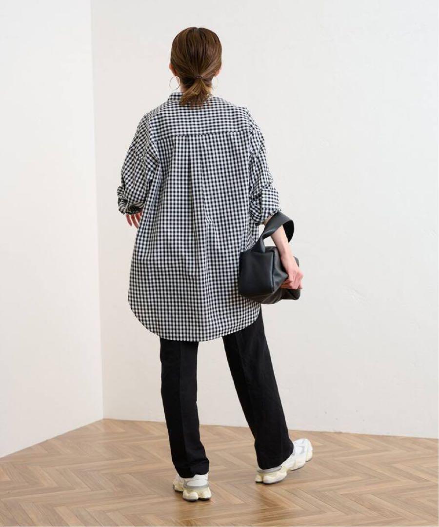 コットンロングシャツ