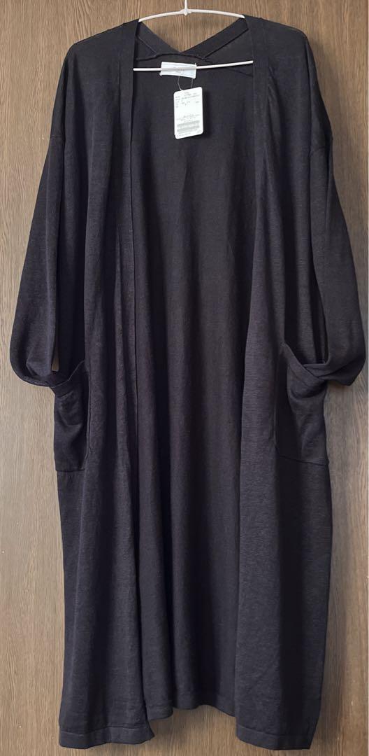 新品】スローブイエナ リネン100% ロングカーディガン 羽織 長袖