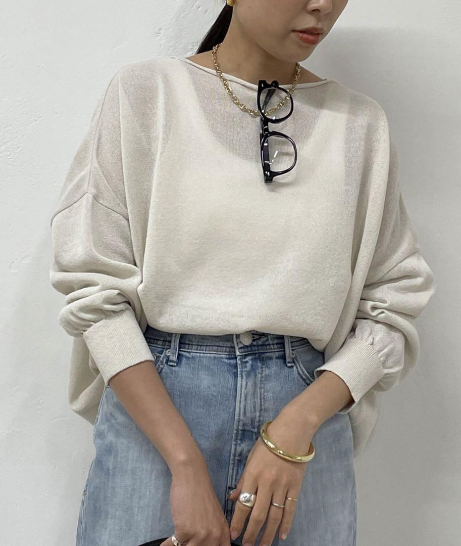 ラウンジドレス　和紙天竺ニット LOUNGEDRESS（ラウンジドレス）の「和紙天竺ニット（ニット