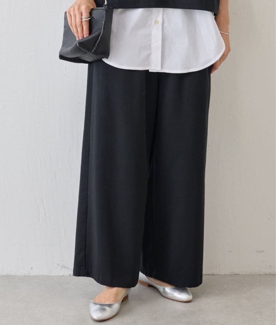 BEARDSLEY ウエストリブテンセルデニムパンツS