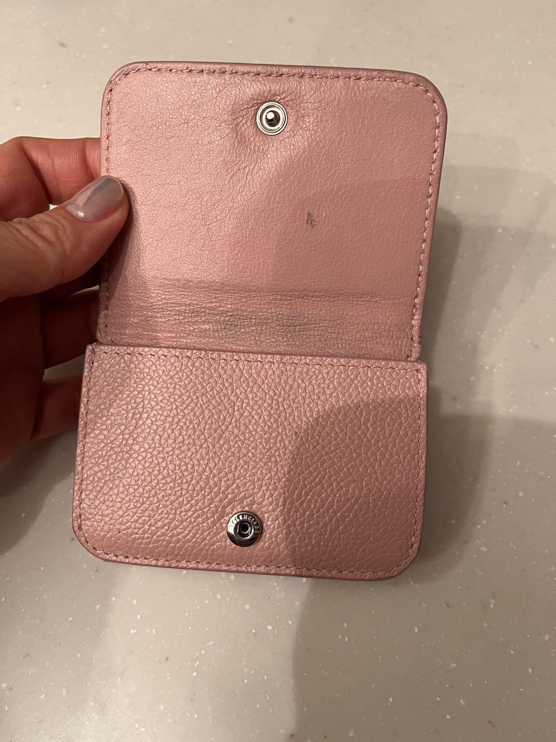 BALENCIAGA ピンク レザー 三つ折り財布 - 小物工場 直営 店