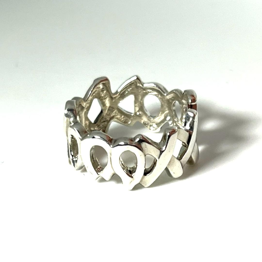 【ユーズド品】TIFFANY　Love and Kiss Ring　＊705