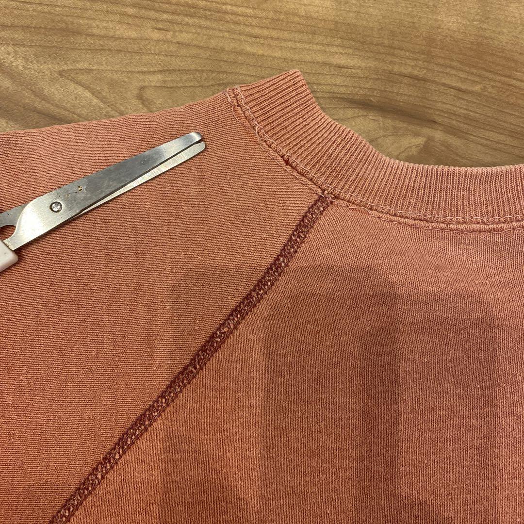 60s RAIN FAIR 半袖スウェット サーモンピンク - Sixpacjoe Web Shop