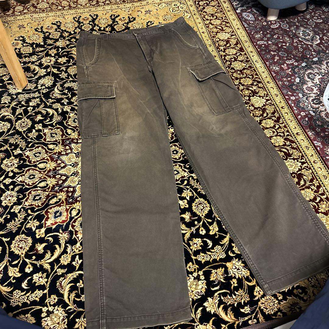 オシュコシュ　カーゴパンツ y2k ブラウン　ウォッシュド