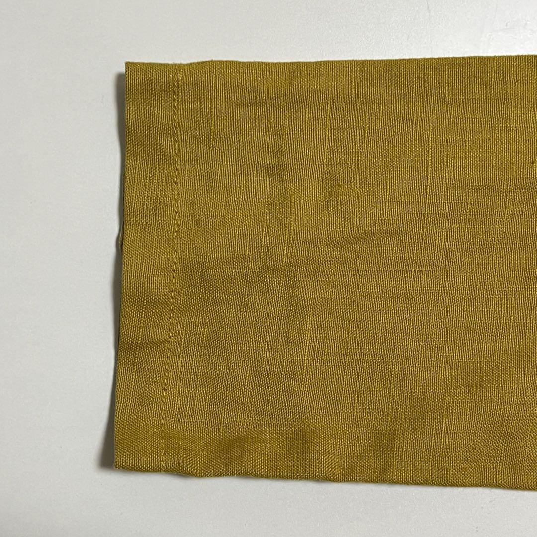 【美品】napron ナプロン アトリエコート マスタード リネン