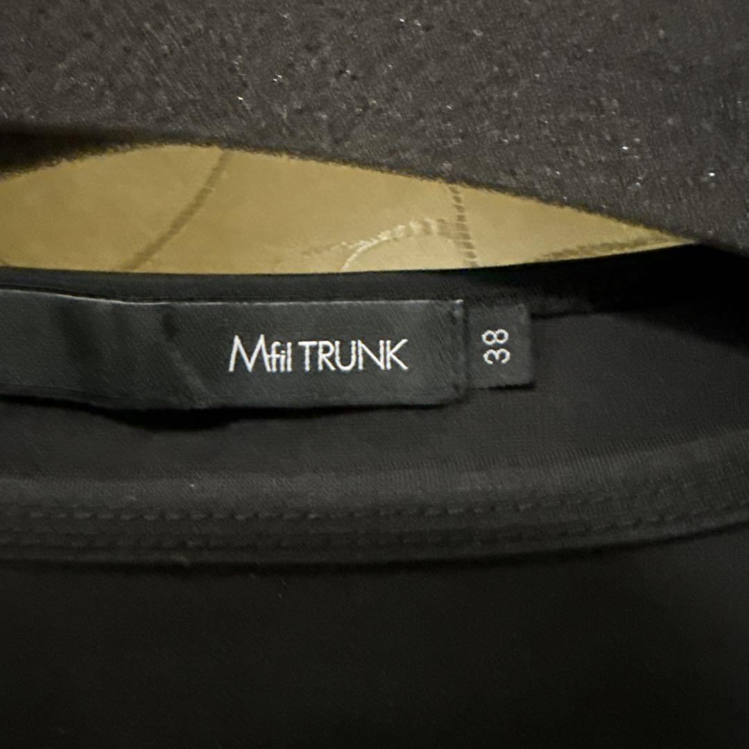 Mfil TRUNK バルーン袖 黒 Tシャツ 38