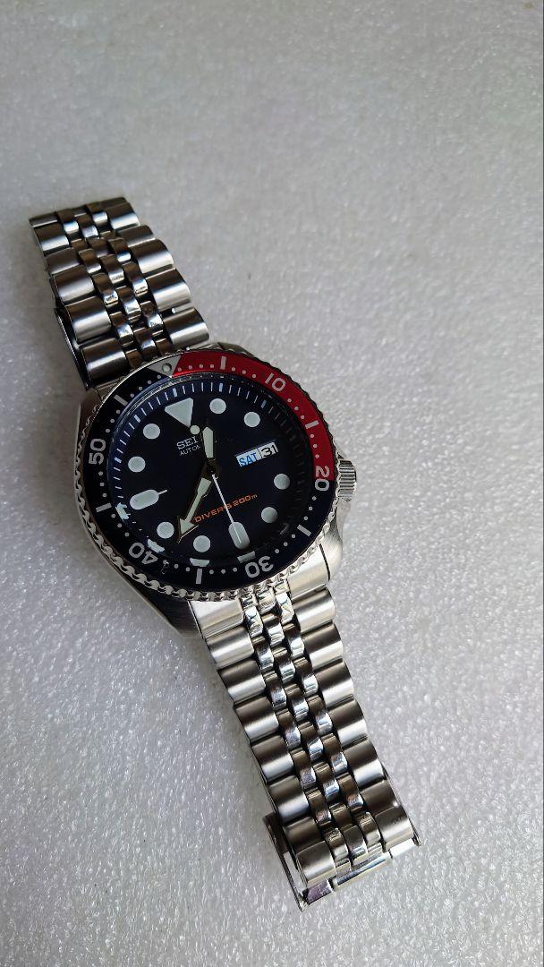 セイコーダイバースキューバ200m SKX007 自動巻き腕時計