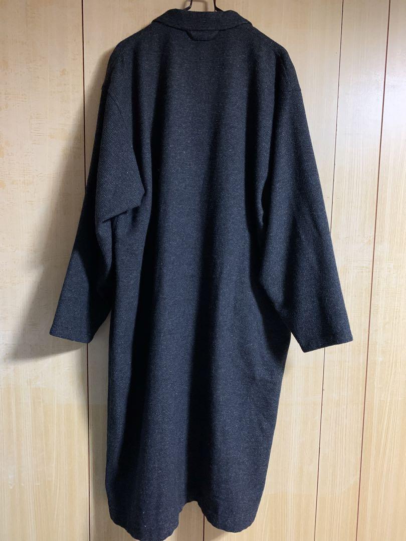 6 MUJILABO 再生ウール混チェスターコート