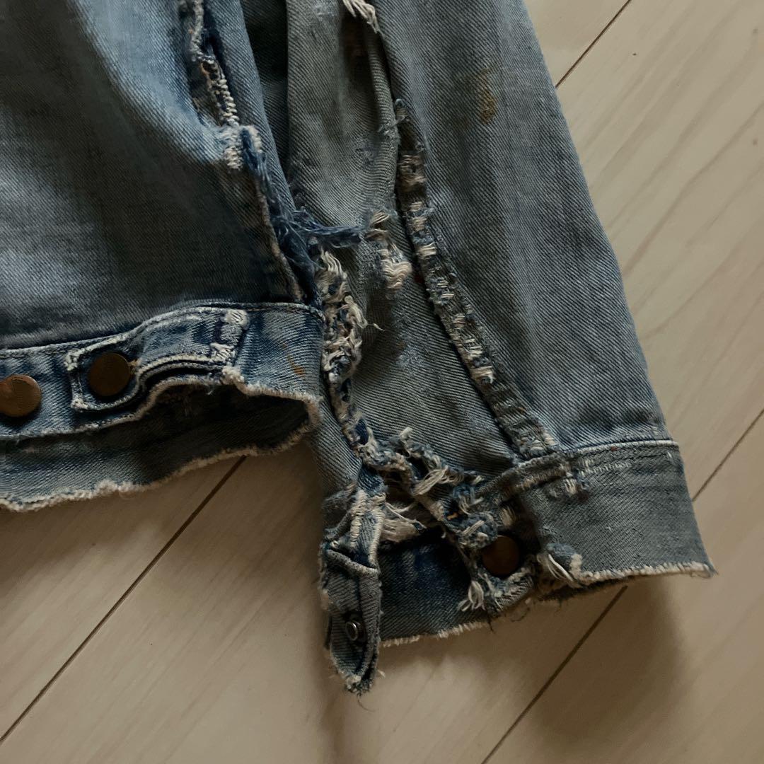 48 4XL 60s ラングラー124mjデニムジャケットGジャンボロ