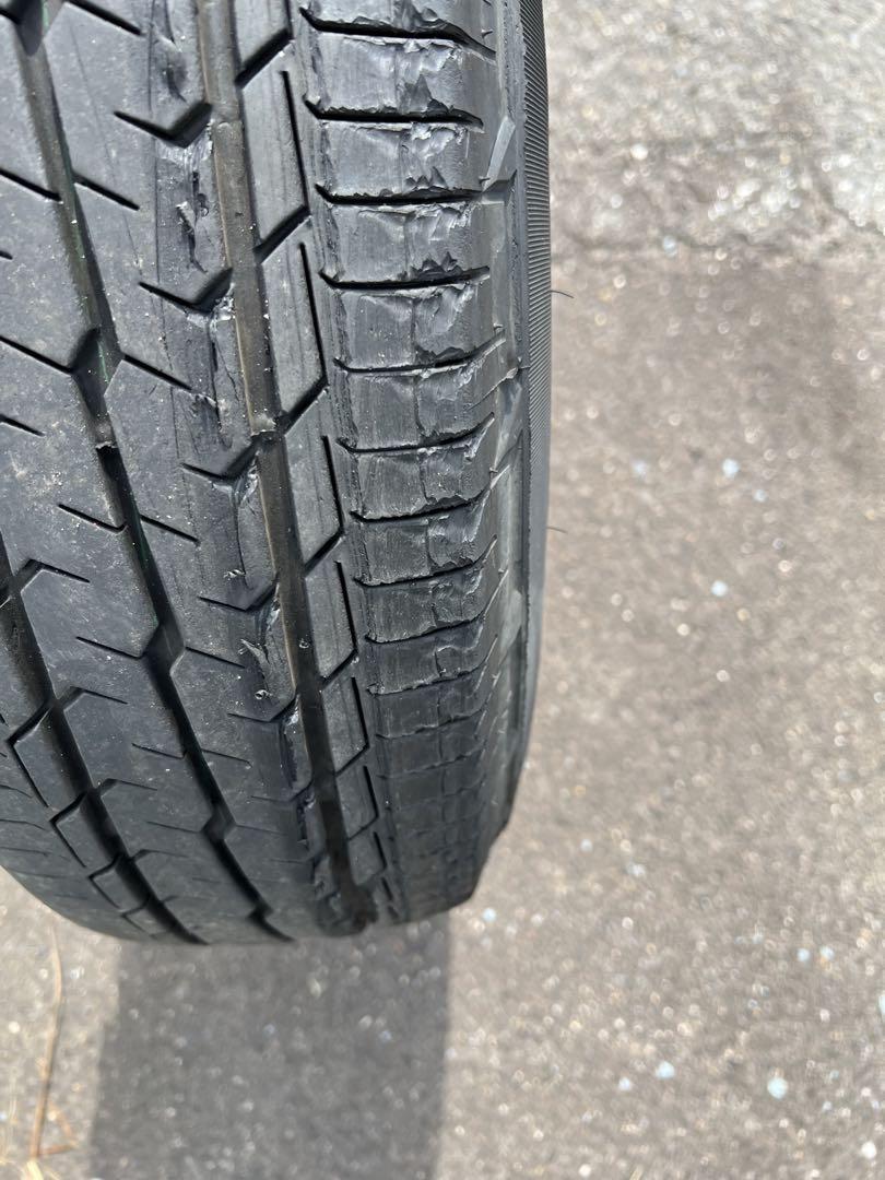 195/80R15 ４本セット　ホットスタッフ　マットクロスグレイス