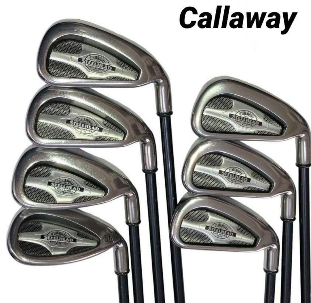 名器！Callaway スチールヘッド PRO X14 アイアン 7本セット