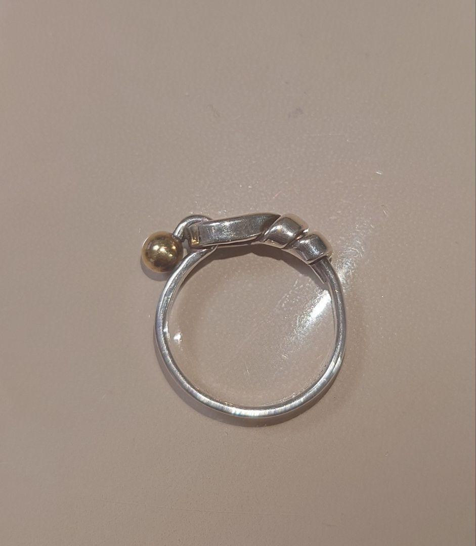 Tiffany＆Co. フック&アイ　フラットワイヤー ノット リング