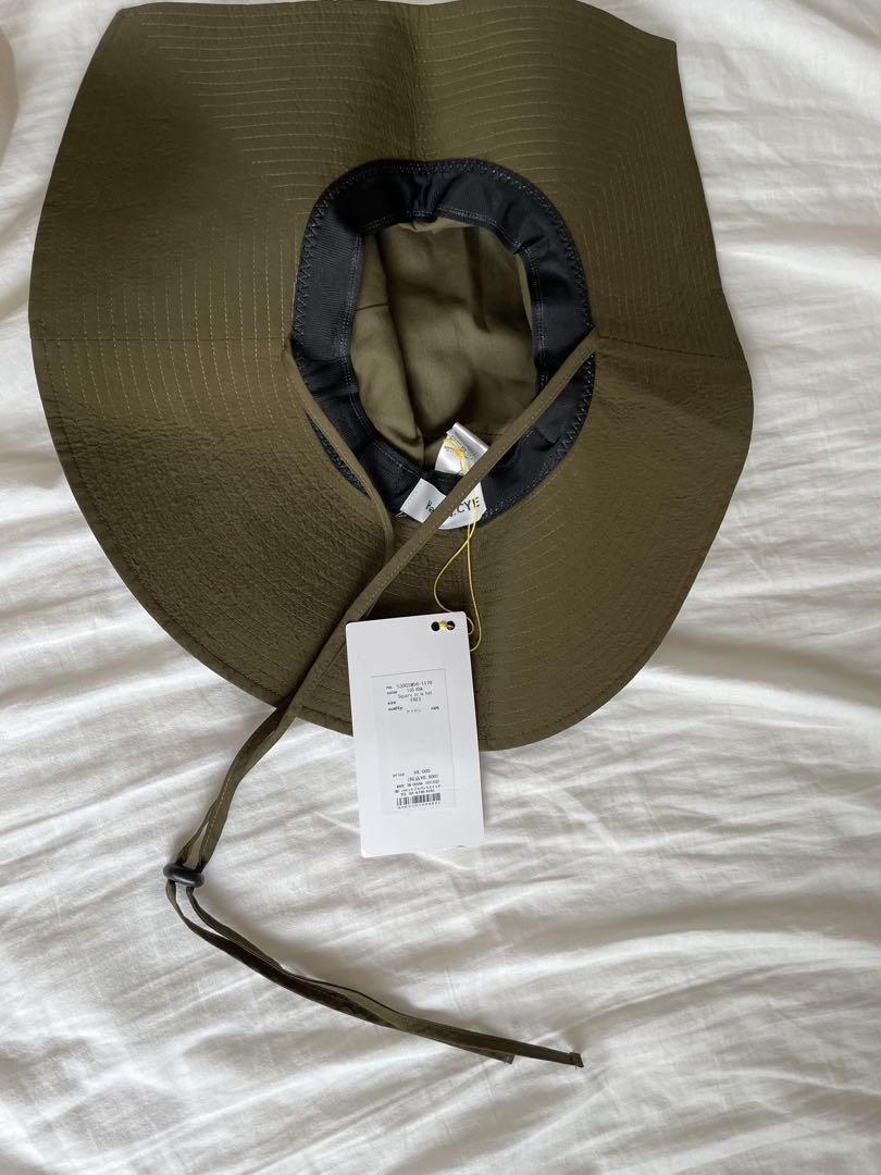 SHANTI　新品　ヘリンドットサイ　スクエアブリムハット