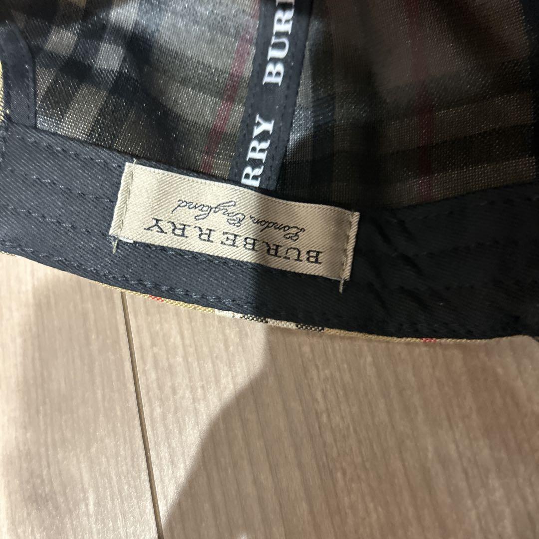 BURBERRY チェック柄キャップ - メルカリ