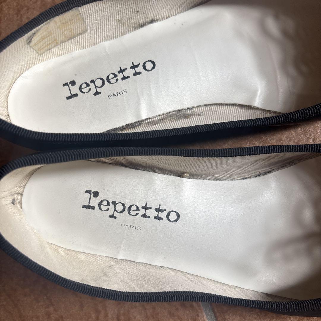 Repetto ブラック バレエシューズ　カミーユ