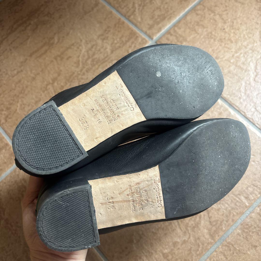 Repetto ブラック バレエシューズ　カミーユ