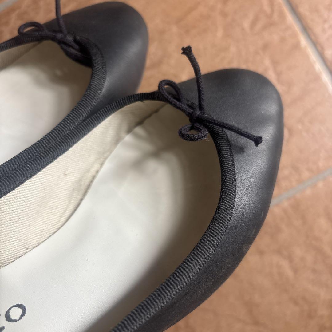 Repetto ブラック バレエシューズ　カミーユ