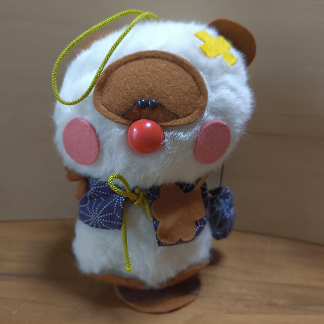 【希少】 中嶋製作所 たぬき ぬいぐるみ 昭和レトロ ヴィンテージ ナカジマ ハートアンドハート 中嶋製作所 昭和レトロ 当時物