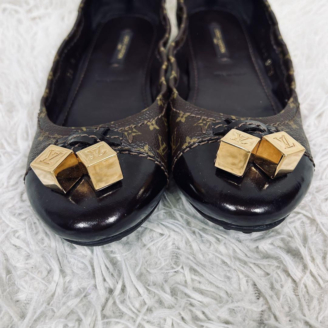 【*me_ka*】　美品　ルイヴィトン　フラットシューズ　モノグラム