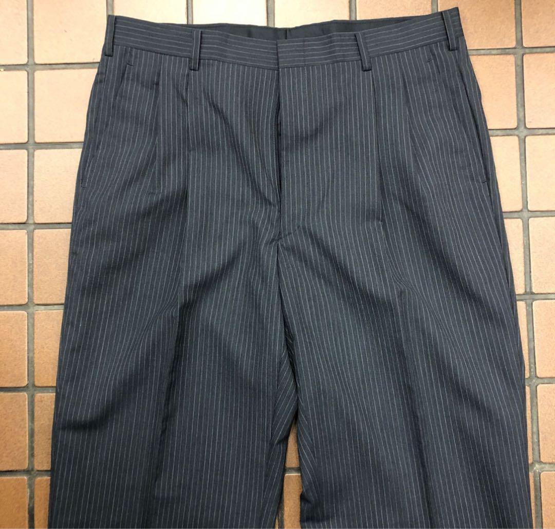 新品 AB6 L グレー系 メンズスーツ シングルスーツ セットアップ ウール