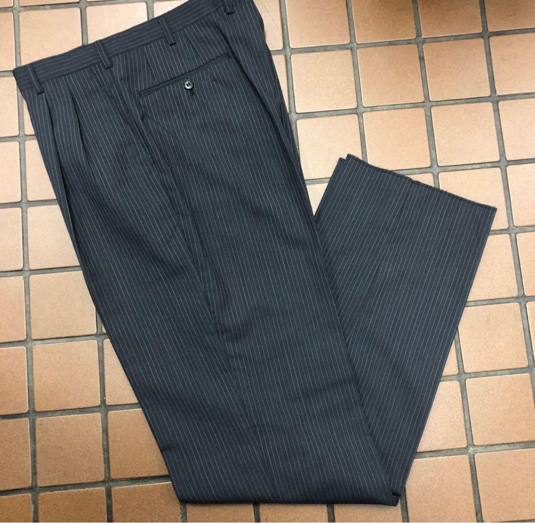 新品 AB6 L グレー系 メンズスーツ シングルスーツ セットアップ ウール