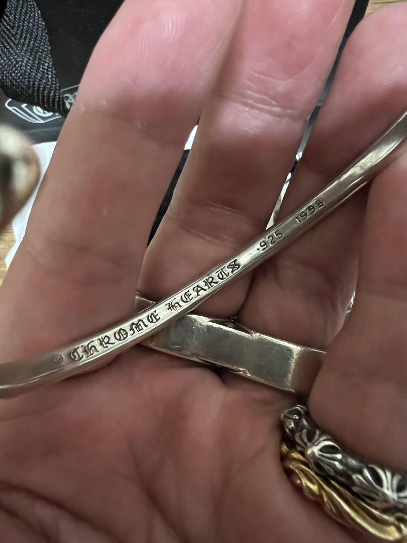 chrome hearts  スクロール　バングル