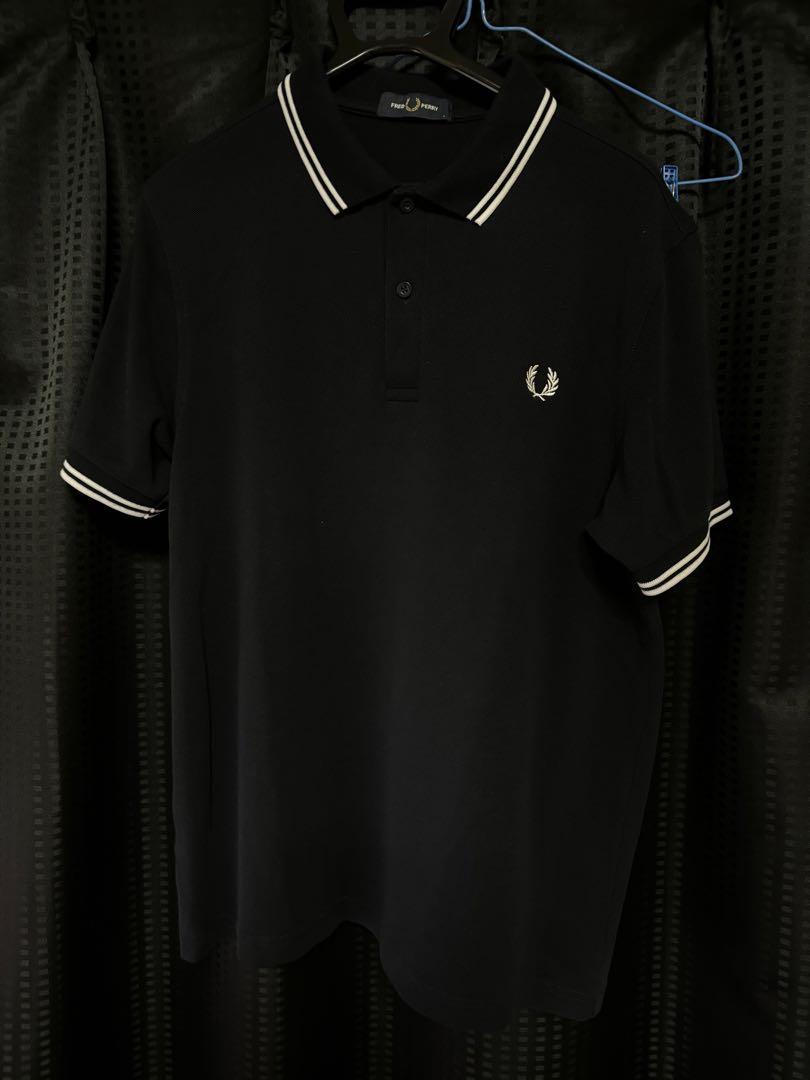 【新品】FRED PERRY 半袖ポロシャツ　ネイビー
