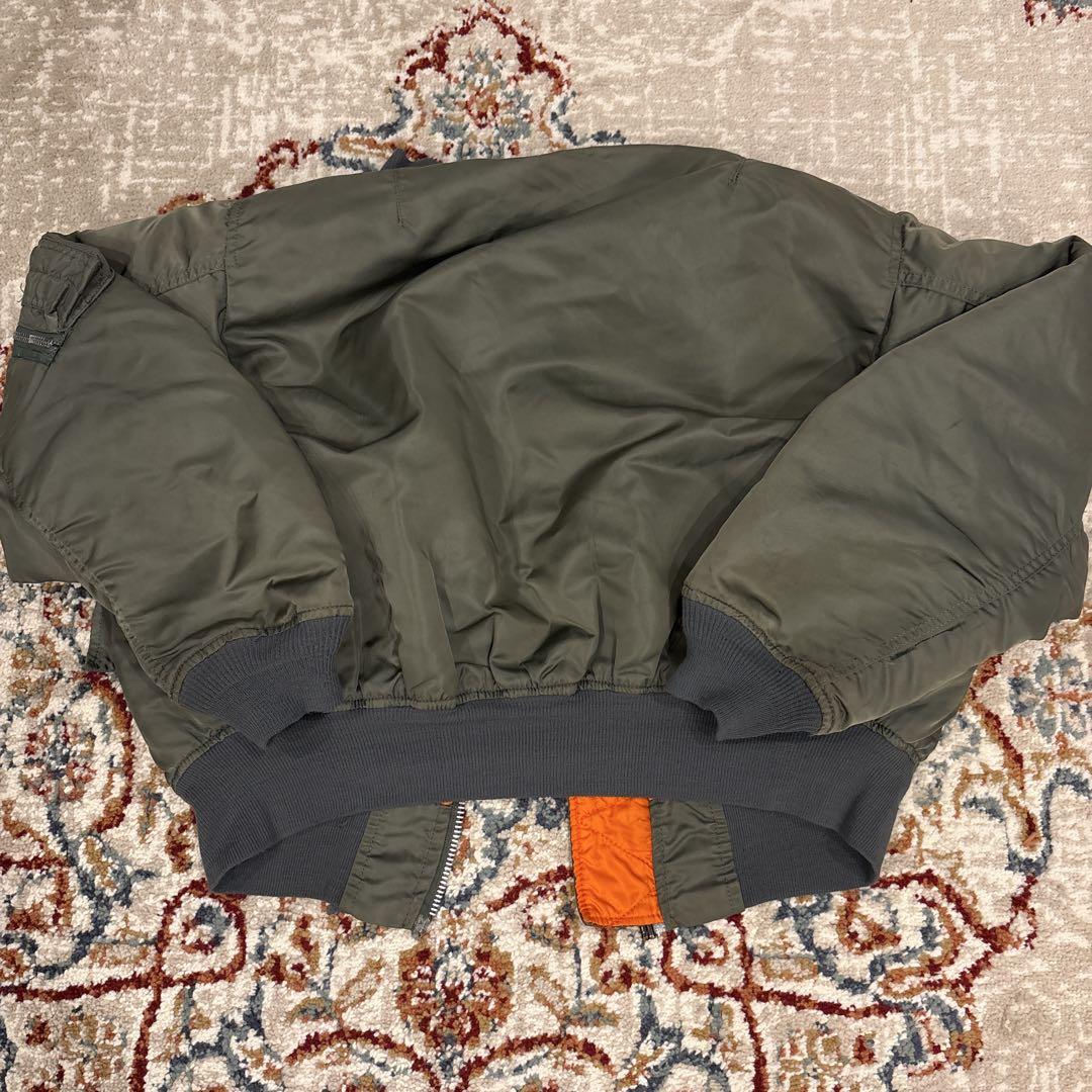 80s USA製 ALPHA flight jacket MA-1 MA1
