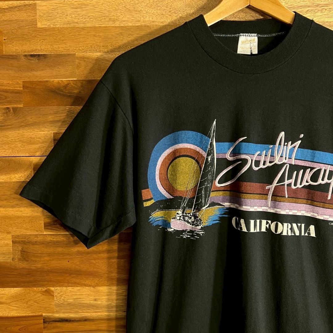 【O57】80s USA製 sportswear 半袖 Tシャツ メンズ L