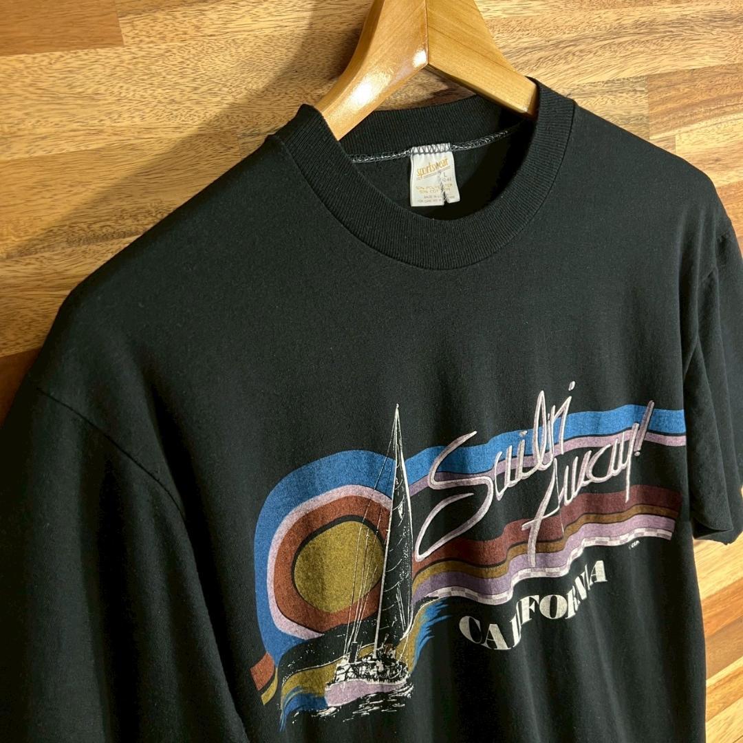 【O57】80s USA製 sportswear 半袖 Tシャツ メンズ L