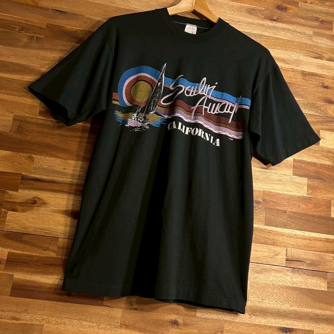 【O57】80s USA製 sportswear 半袖 Tシャツ メンズ L
