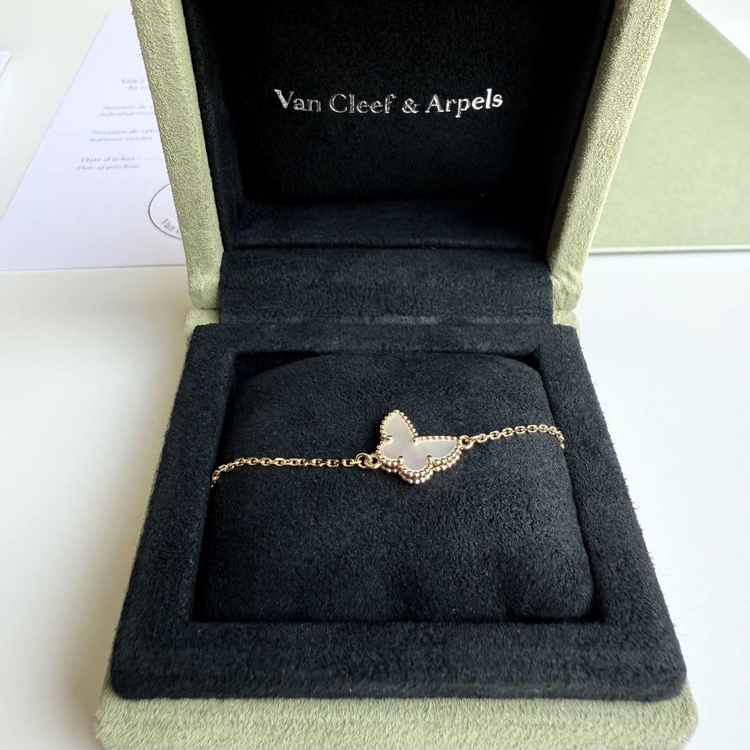 極美品 Van Cleef & Arpels スウィート パピヨン ブレスレット