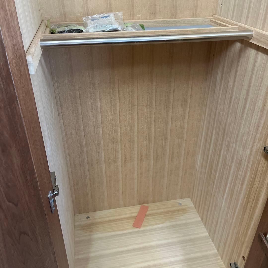 ダークブラウン収納キャビネット3棹セット目立った傷や汚れなし