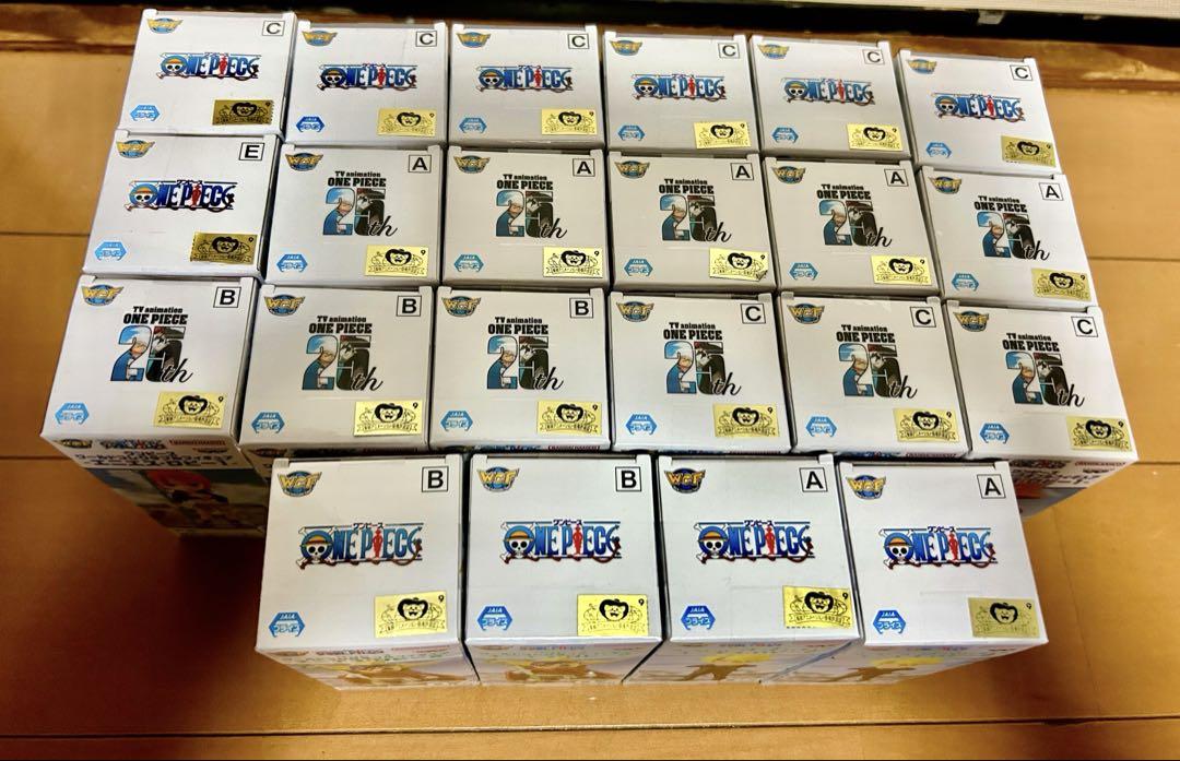 ワンピースワールドコレクタブルフィギュア エニエスロビー 22個セット