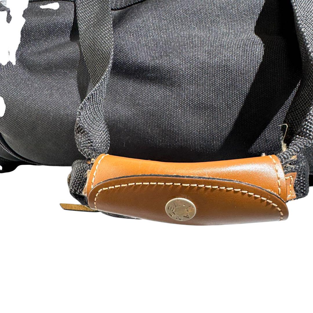 美品LANCEL ボストンバッグ 2way 大容量 キャンバス 黒 BLACK
