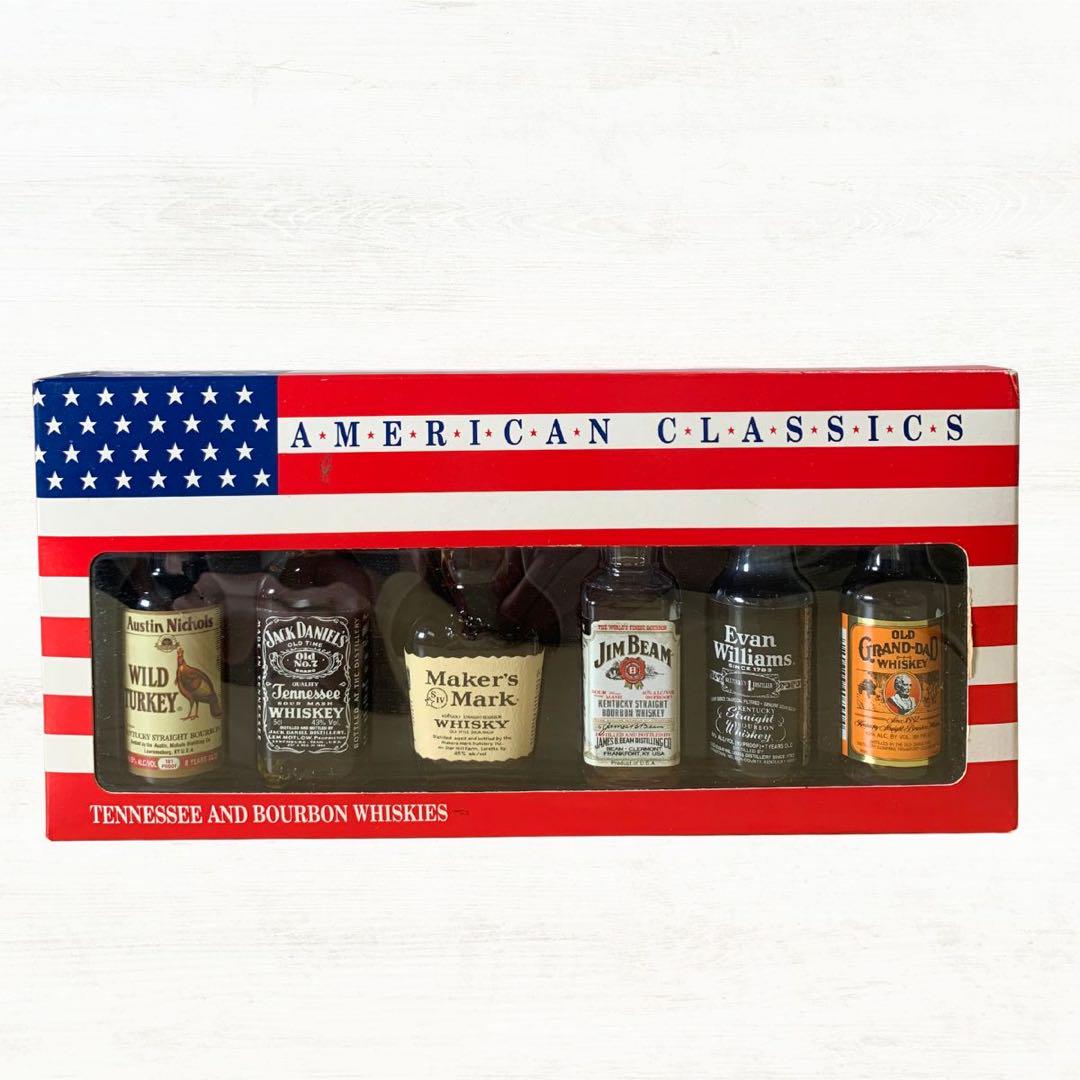 古酒】アメリカン クラシック ウィスキー 6本セットミニボトル