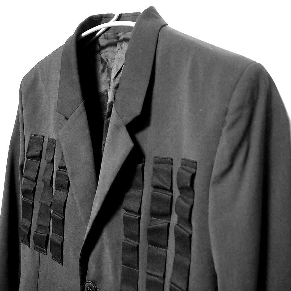 DIESEL ディーゼル ブラック ゴールド テーラード ジャケット ブラック2XL(3L)・DIESEL