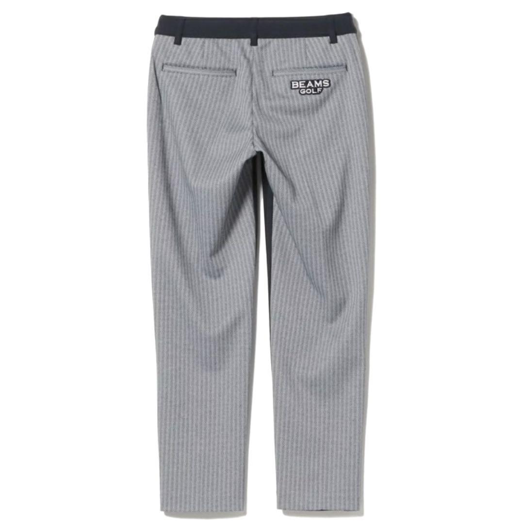 [BEAMS GOLF PURPLE LABEL] ヘリンボーン切り替えパンツ