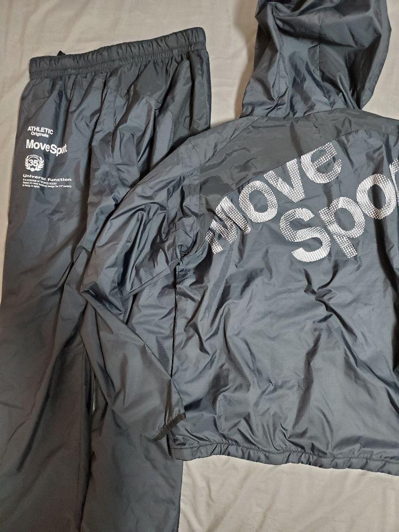 【未使用タグ付】MoveSport　デサント ウィンドブレーカー上下 Sサイズ