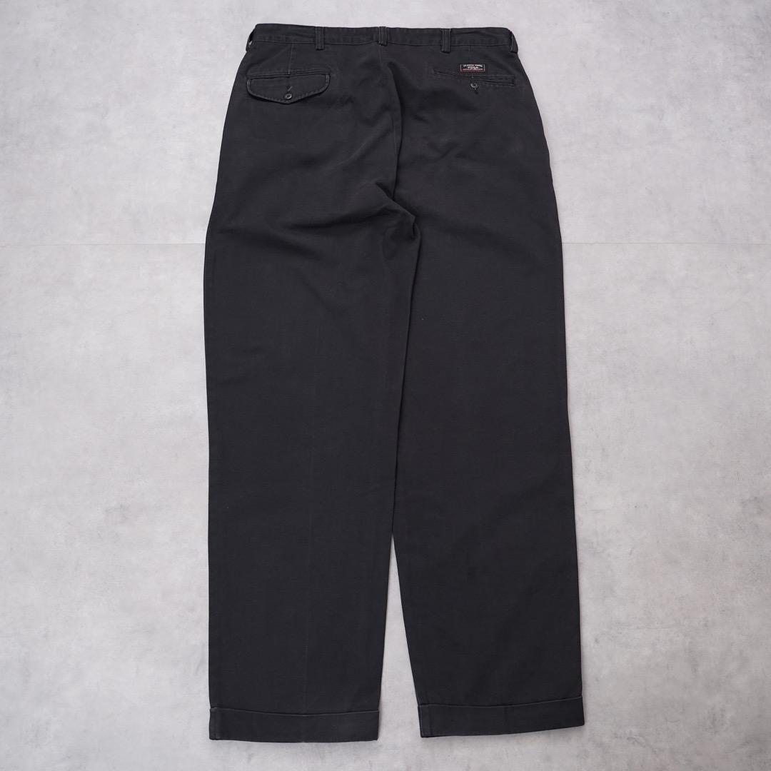 ポロバイ ラルフローレン W35 ポロチノ 90s ハモンド 黒 14915 ポロバイ ラルフローレン W35 ポロチノ 90s ハモンド 黒 14915