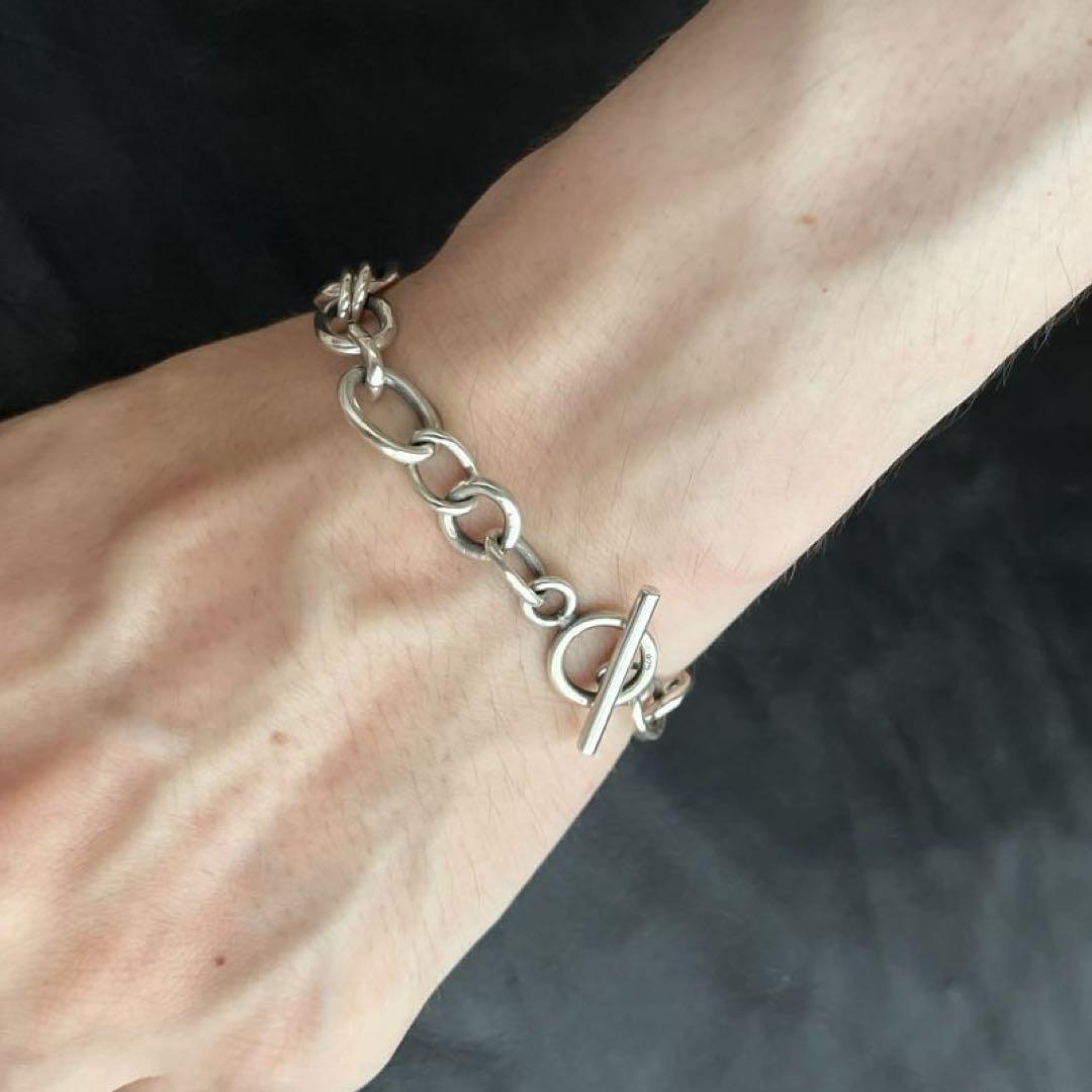 ヴィンテージ スターリングシルバー チャンキー チェーン