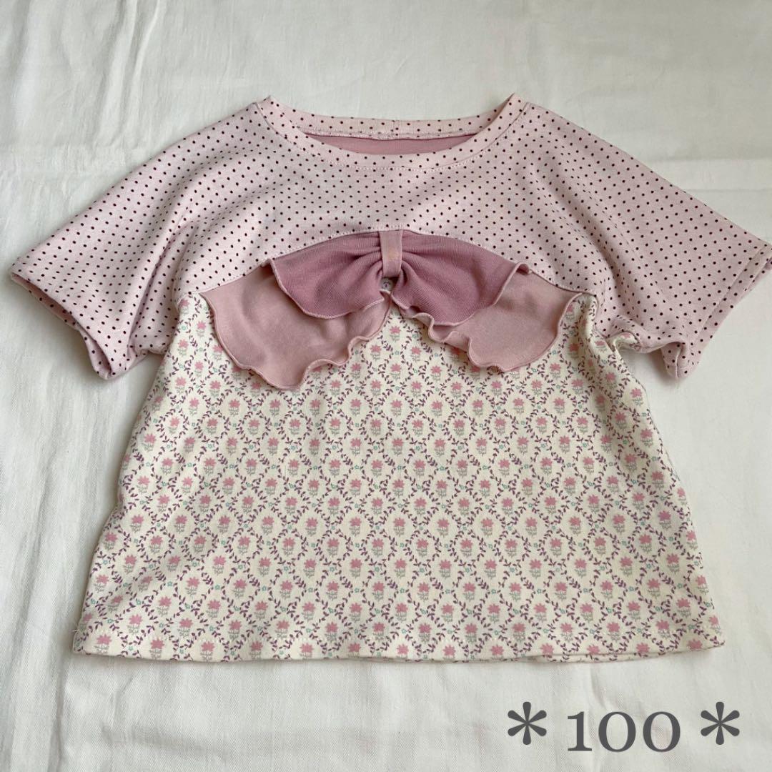 ✿size 100✿ レディバグドルマン 半袖 ピンク