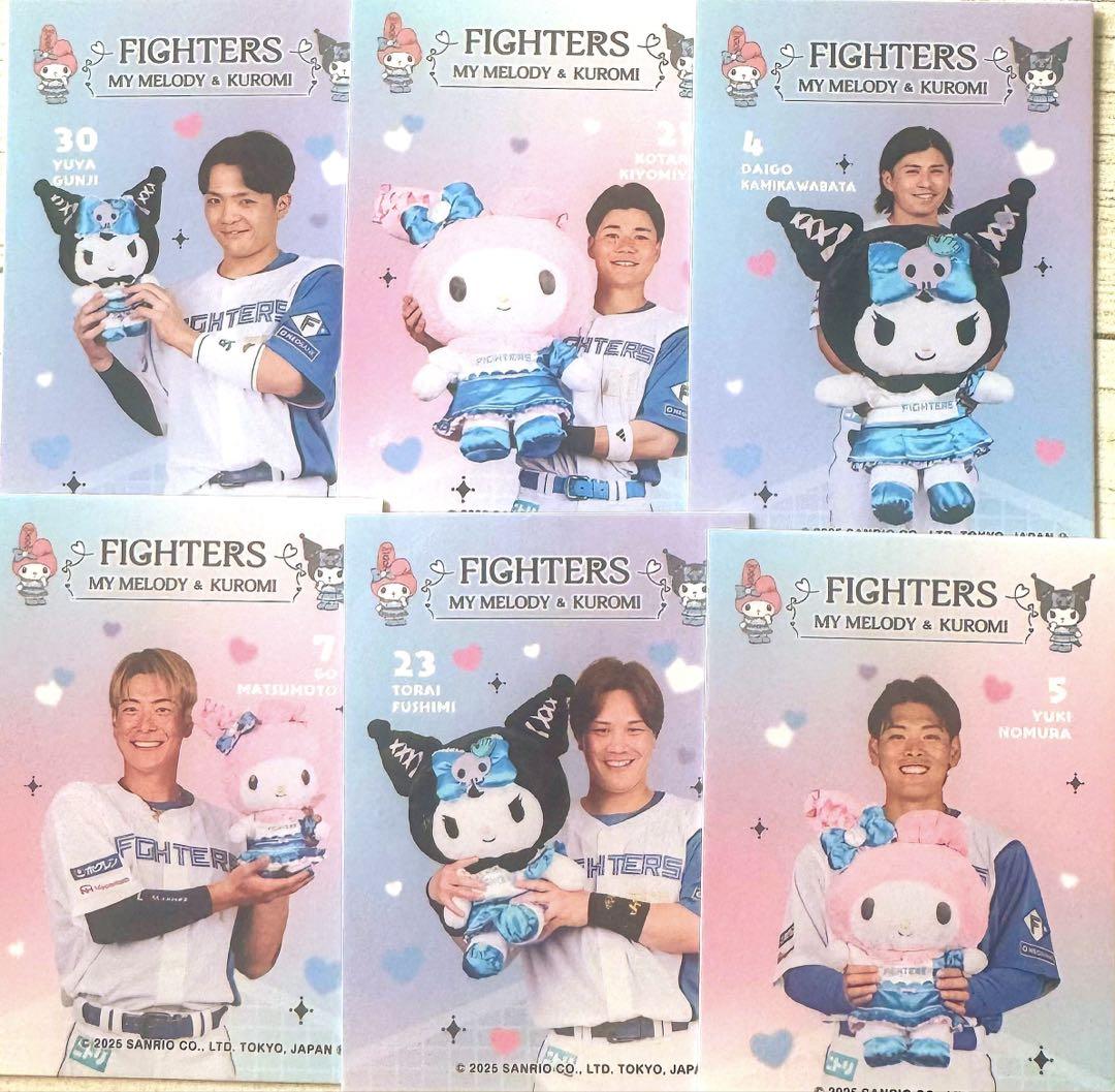 かわいいシリーズ2025限定トレカ　6枚セット